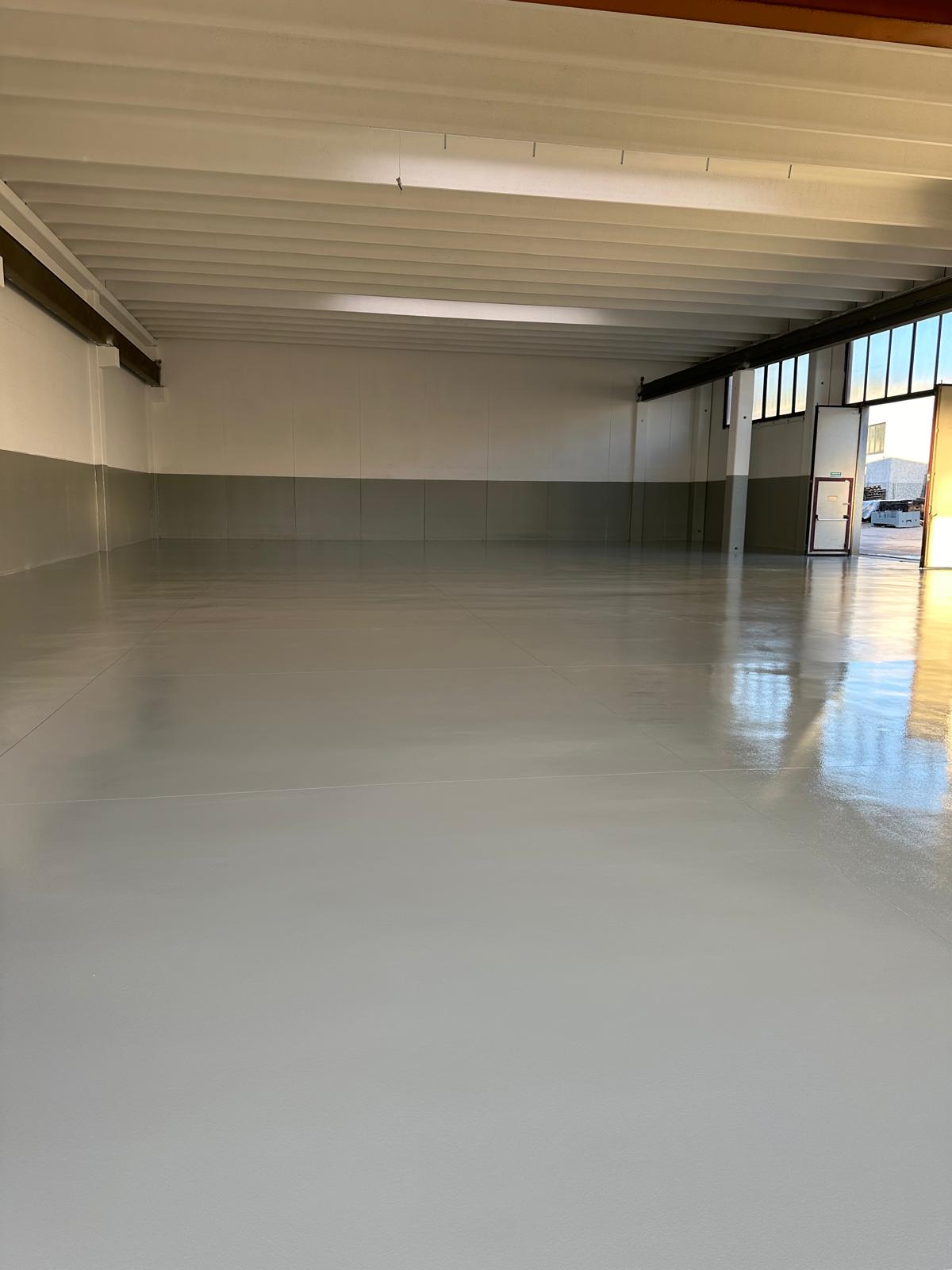 Ripristino di un pavimento industriale a Padova